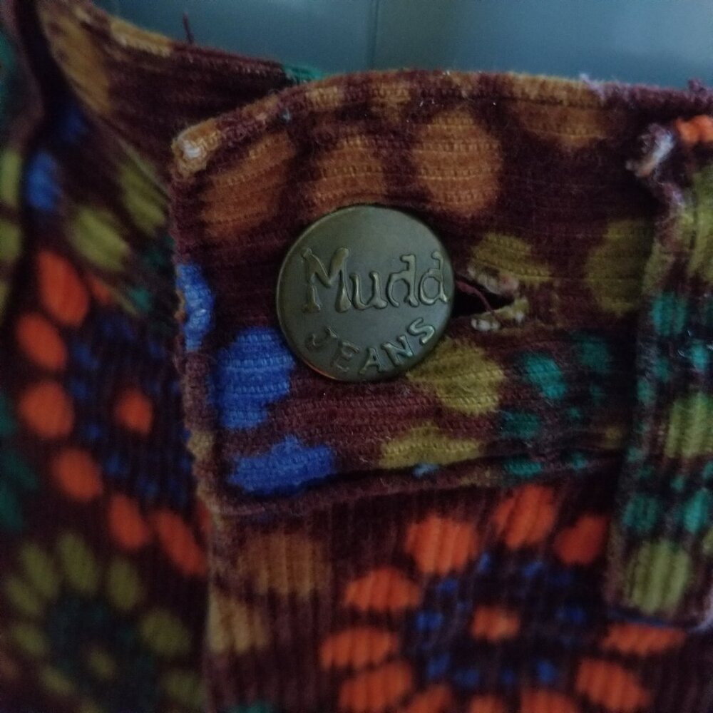Vintage MUDD Floral Corduroy Pants (original owner) - Rare Find - Picture 12 of 14